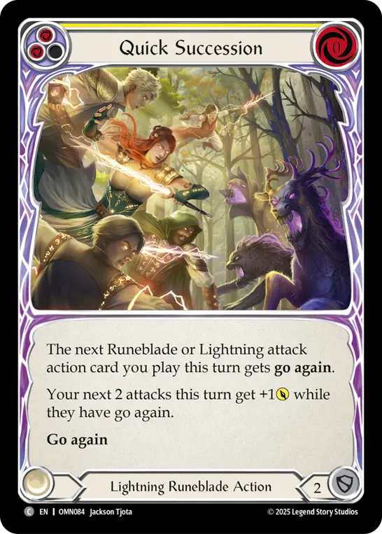 Quick Succession card image, pitch 2