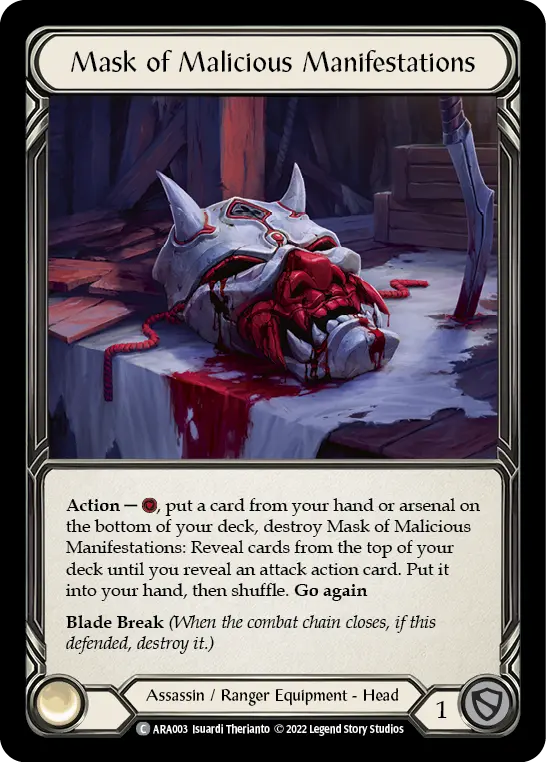 Mask of Malicious Manifestations card image