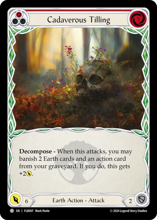 Cadaverous Tilling card image, pitch 1