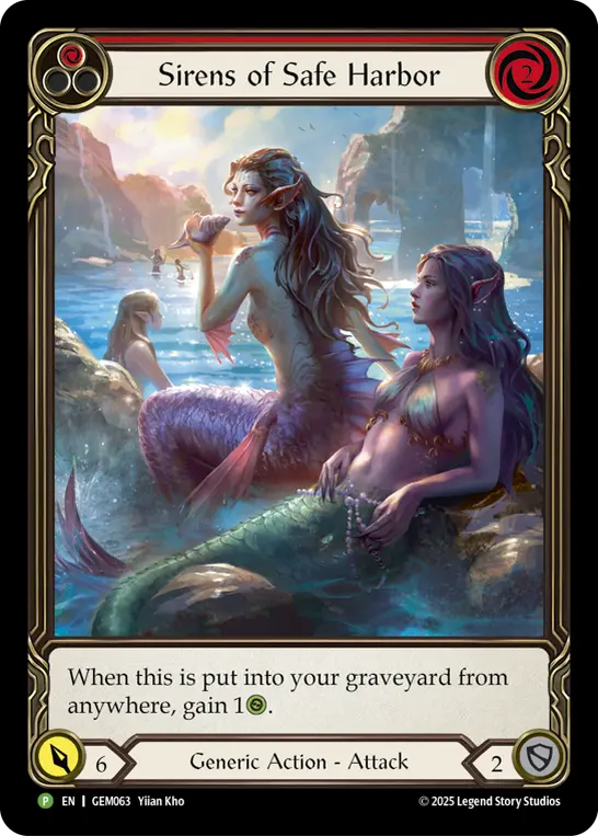 Sirens of Safe Harbor card image, pitch 1