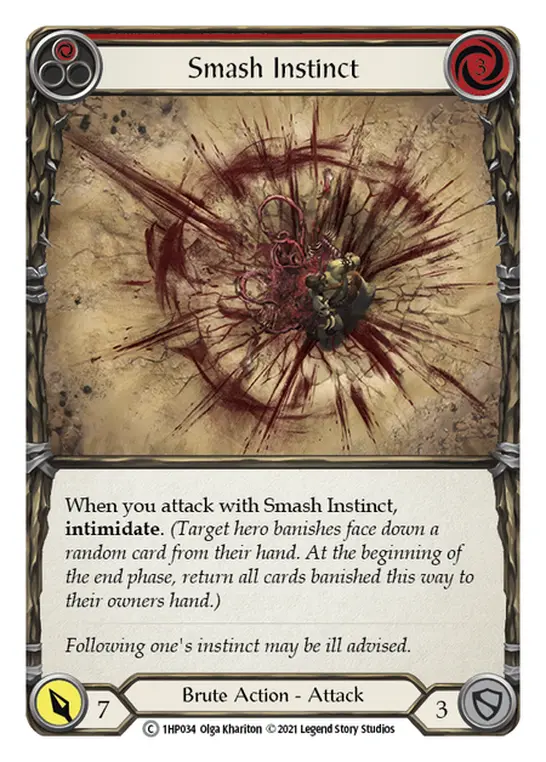 Smash Instinct card image, pitch 1