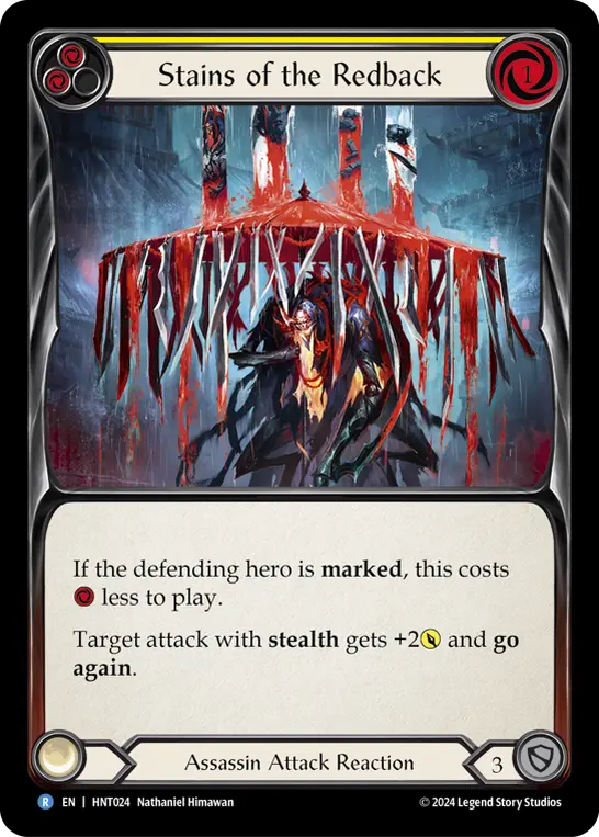 Stains of the Redback card image, pitch 2