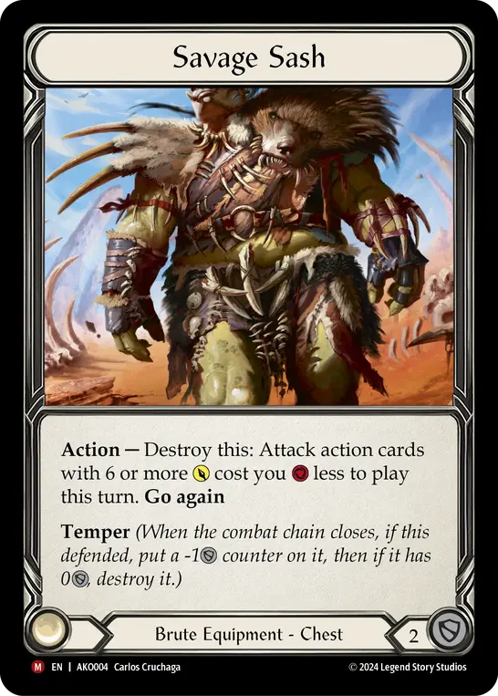Savage Sash card image