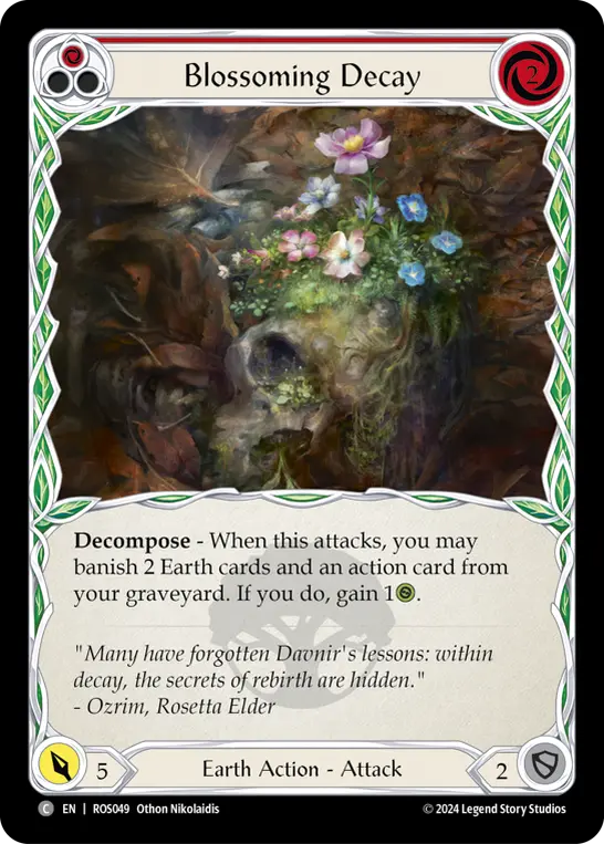 Blossoming Decay card image, pitch 1
