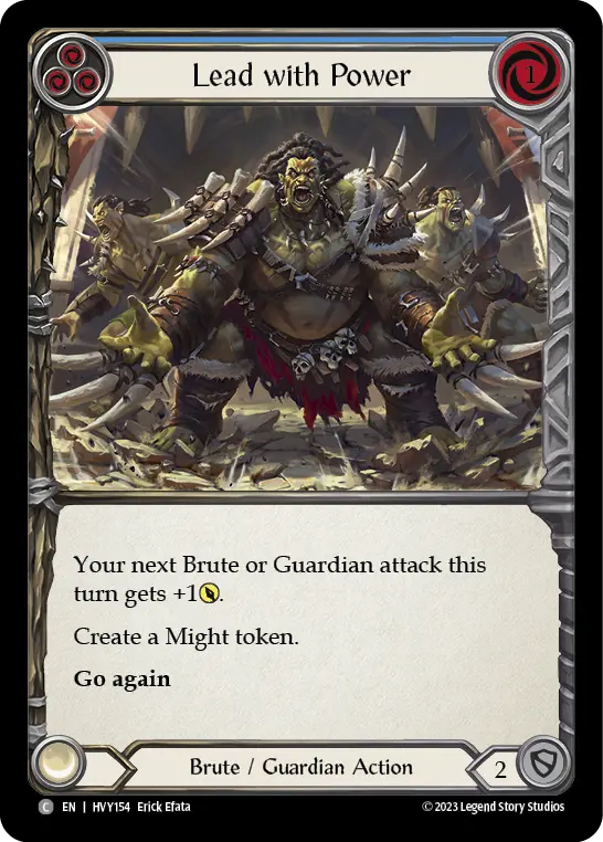 Lead with Power card image, pitch 3