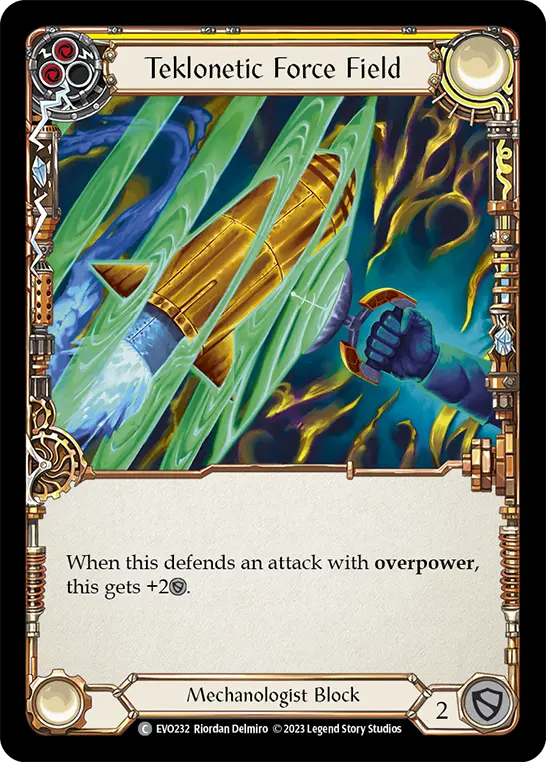 Teklonetic Force Field card image, pitch 2