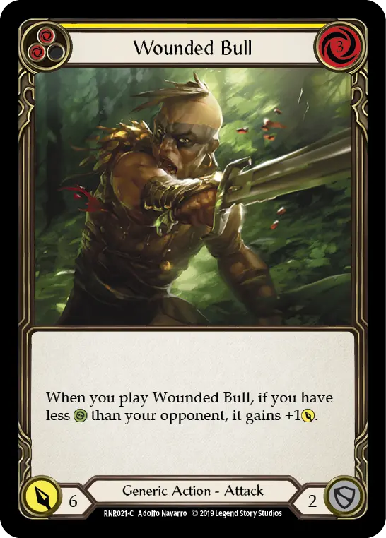 Wounded Bull card image, pitch 2