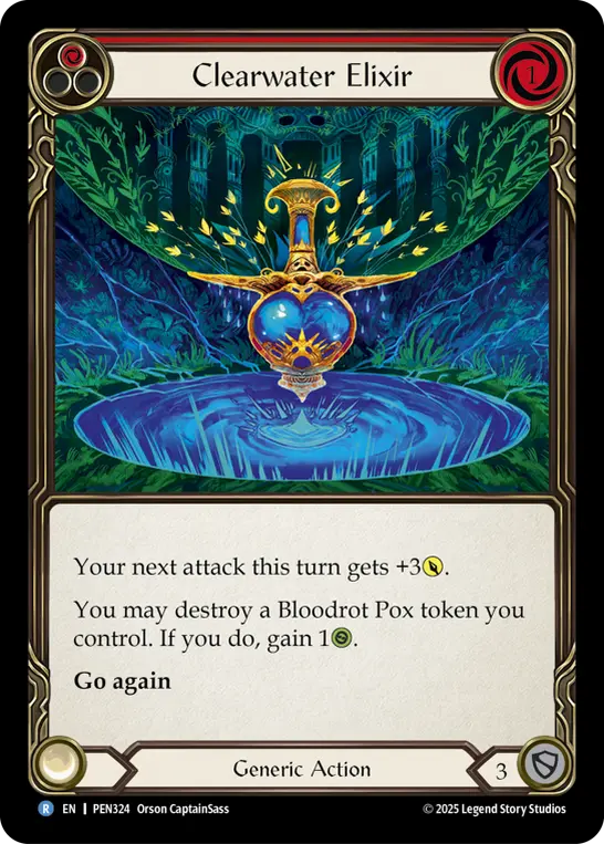Clearwater Elixir card image, pitch 1