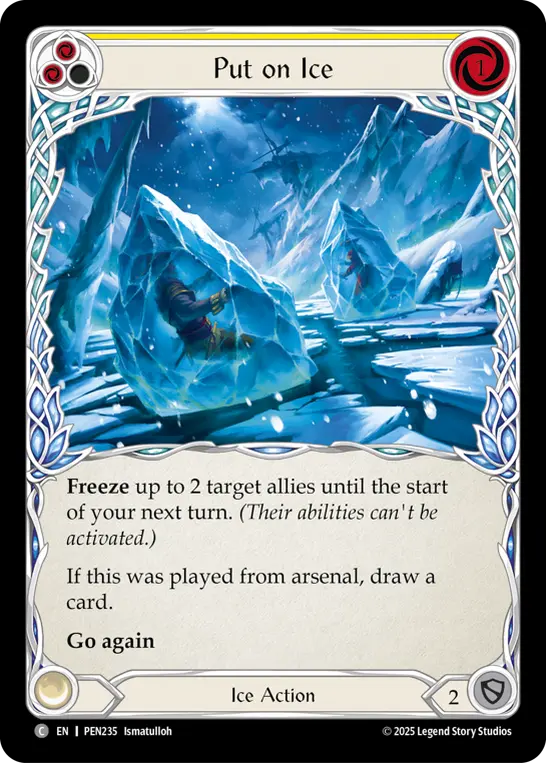Put on Ice card image, pitch 2