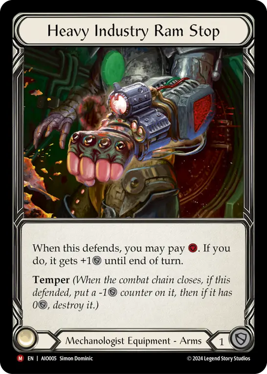 Heavy Industry Ram Stop card image