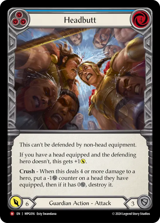 Headbutt card image, pitch 3