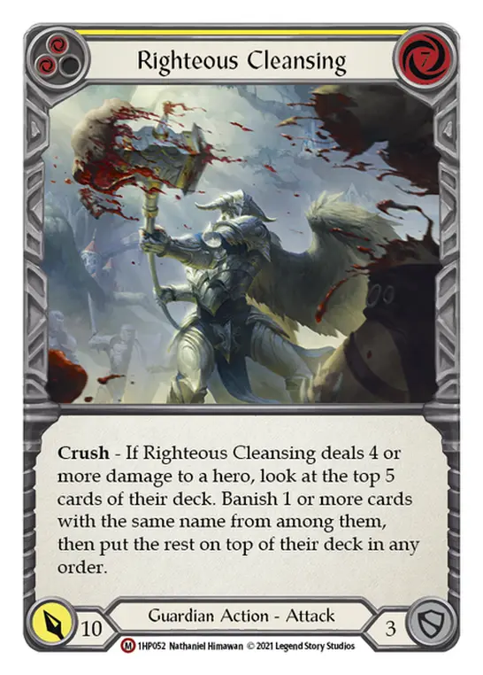Righteous Cleansing card image, pitch 2
