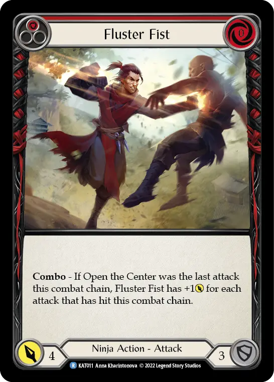 Fluster Fist card image, pitch 1