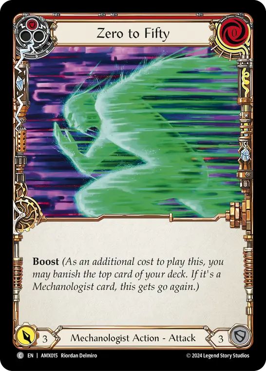 Zero to Fifty card image, pitch 1