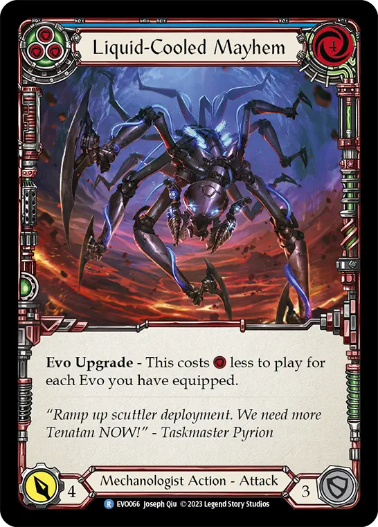 Liquid-Cooled Mayhem card image, pitch 3
