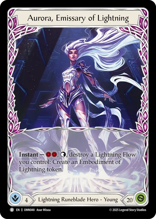 Aurora, Emissary of Lightning card image