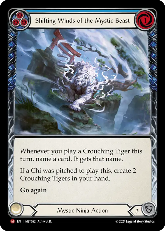 Shifting Winds of the Mystic Beast card image, pitch 3