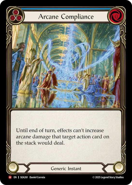 Arcane Compliance card image, pitch 3