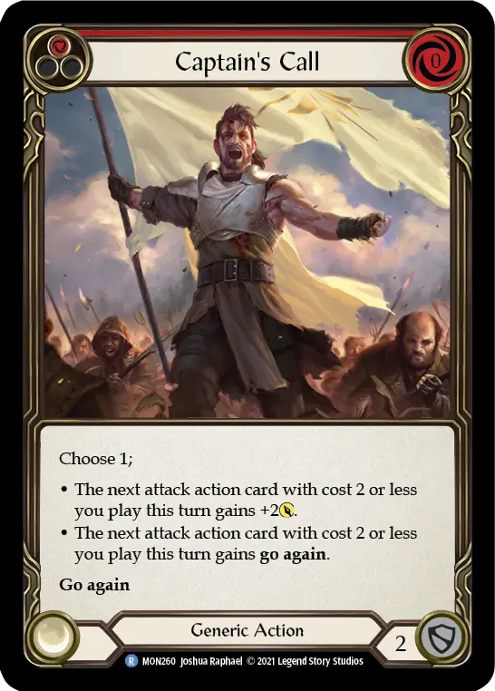 Captain's Call card image, pitch 1