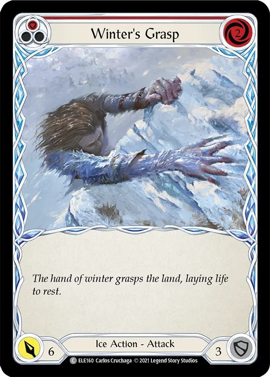 Winter's Grasp card image, pitch 1