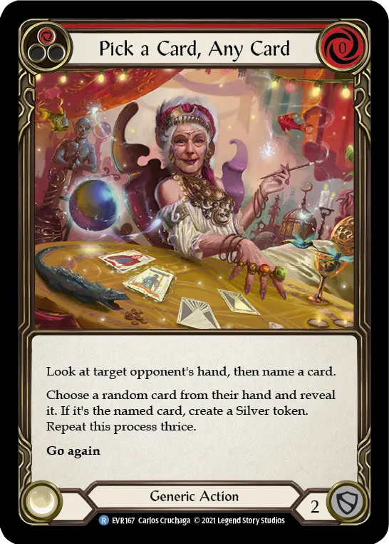 Pick a Card, Any Card card image, pitch 1
