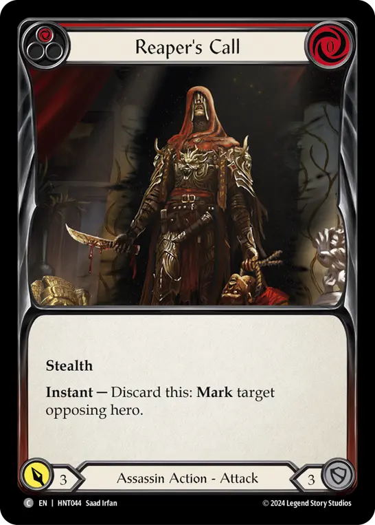 Reaper's Call card image, pitch 1