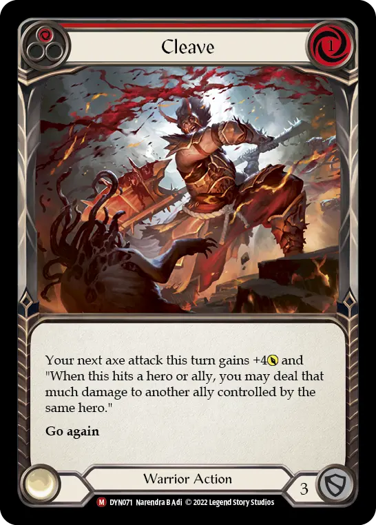 Cleave card image, pitch 1