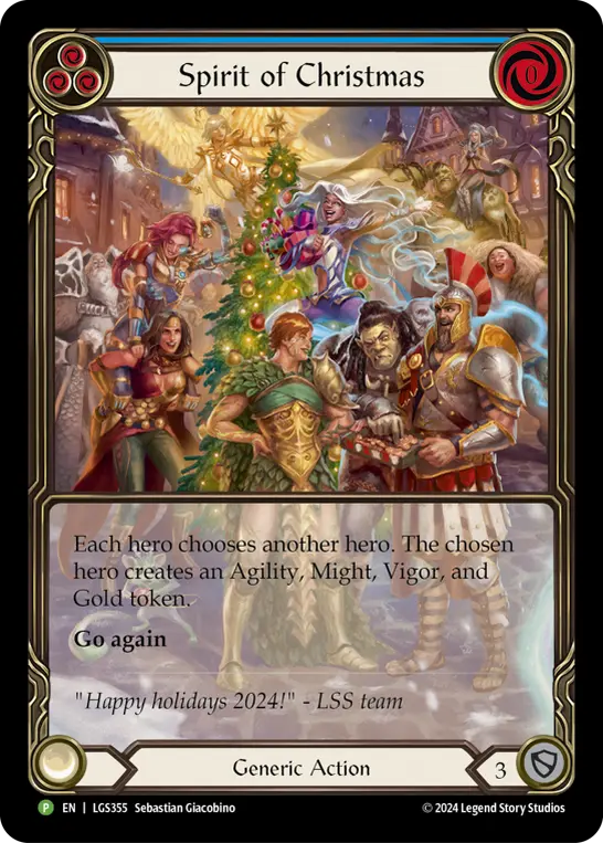 Spirit of Christmas card image, pitch 3