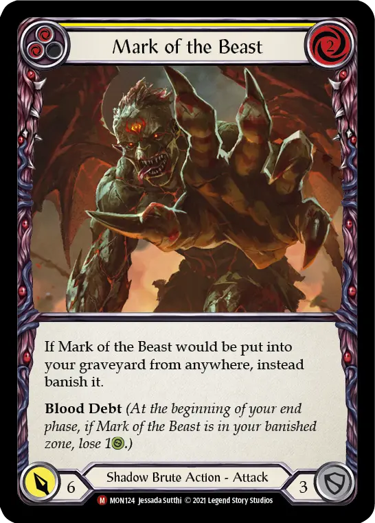 Mark of the Beast card image, pitch 2