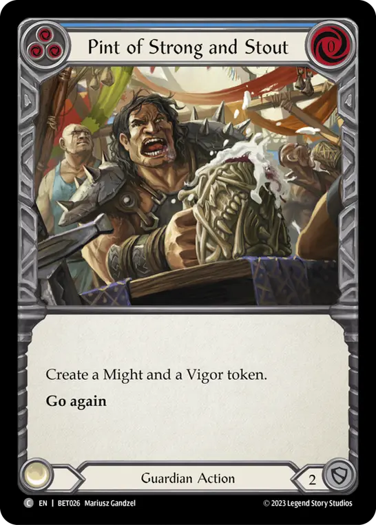 Pint of Strong and Stout card image, pitch 3