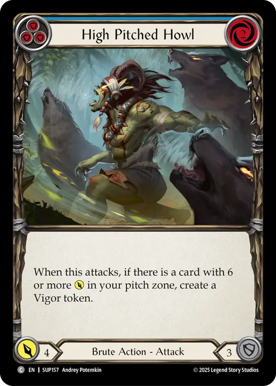 High Pitched Howl card image, pitch 3