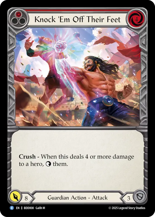 Knock 'Em Off Their Feet card image, pitch 1