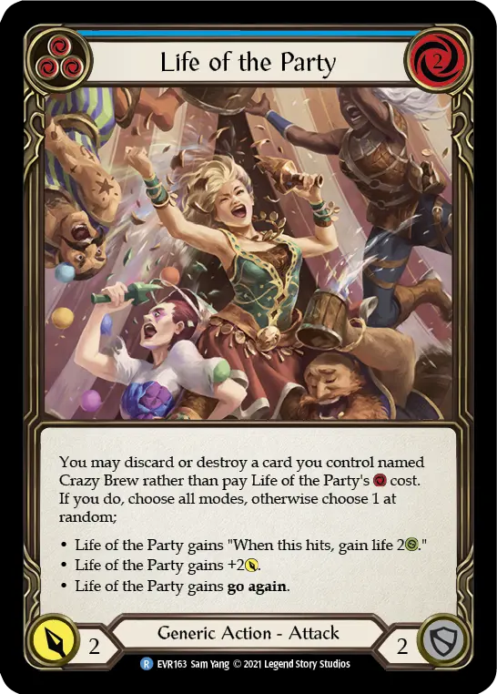 Life of the Party card image, pitch 3