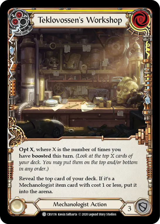 Teklovossen's Workshop card image, pitch 2