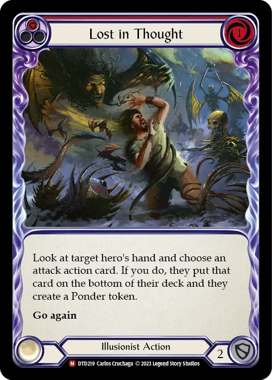 Lost in Thought card image, pitch 1