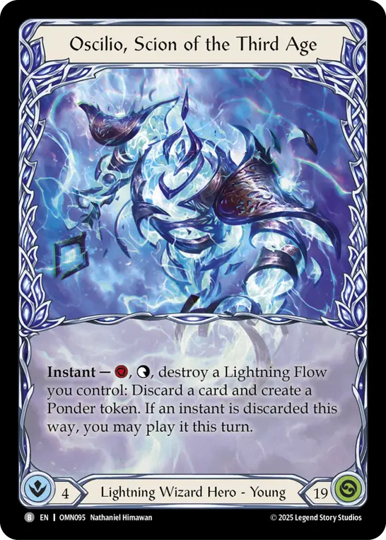 Oscilio, Scion of the Third Age card image