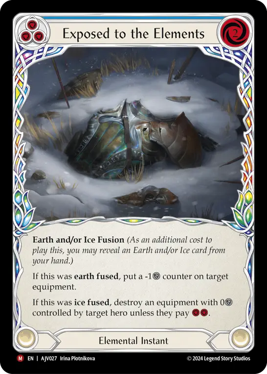 Exposed to the Elements card image, pitch 3