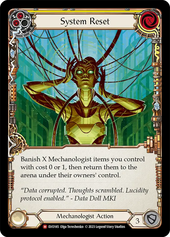 System Reset card image, pitch 2