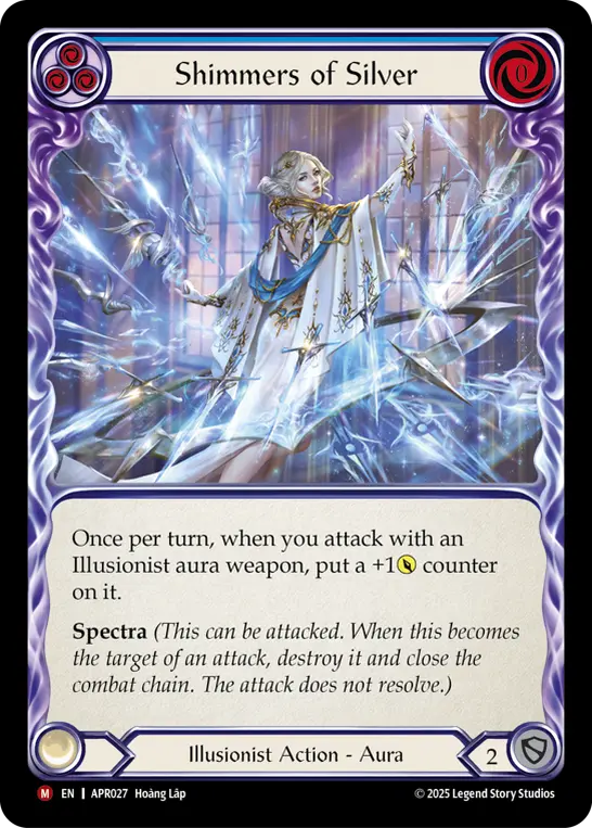 Shimmers of Silver card image, pitch 3