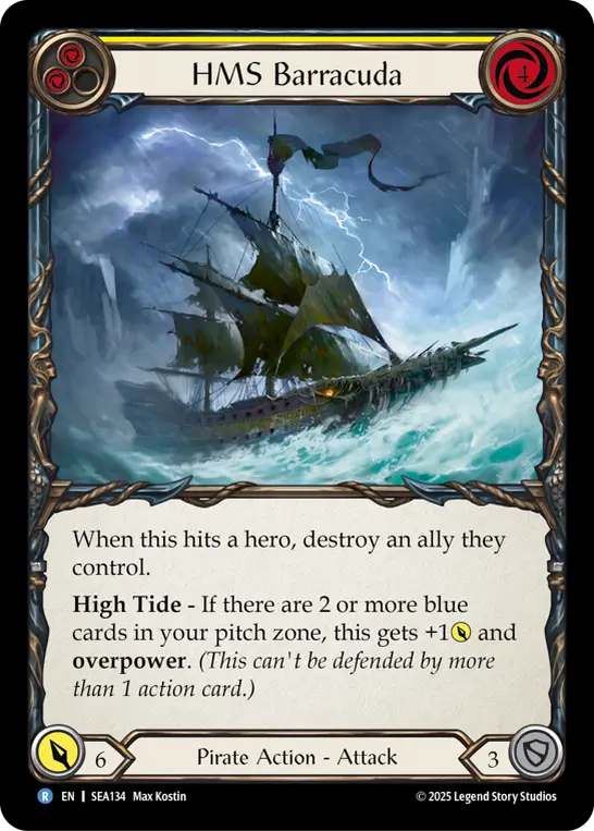HMS Barracuda card image, pitch 2