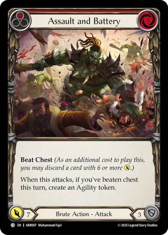 Assault and Battery card image, pitch 1