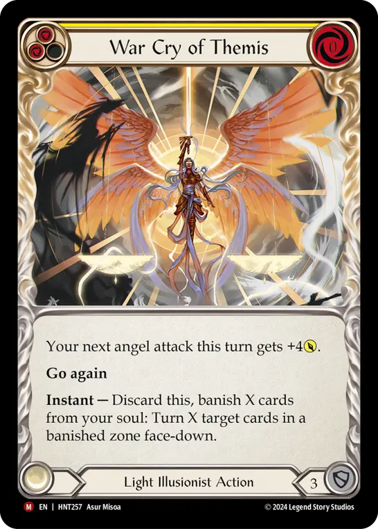War Cry of Themis card image, pitch 2