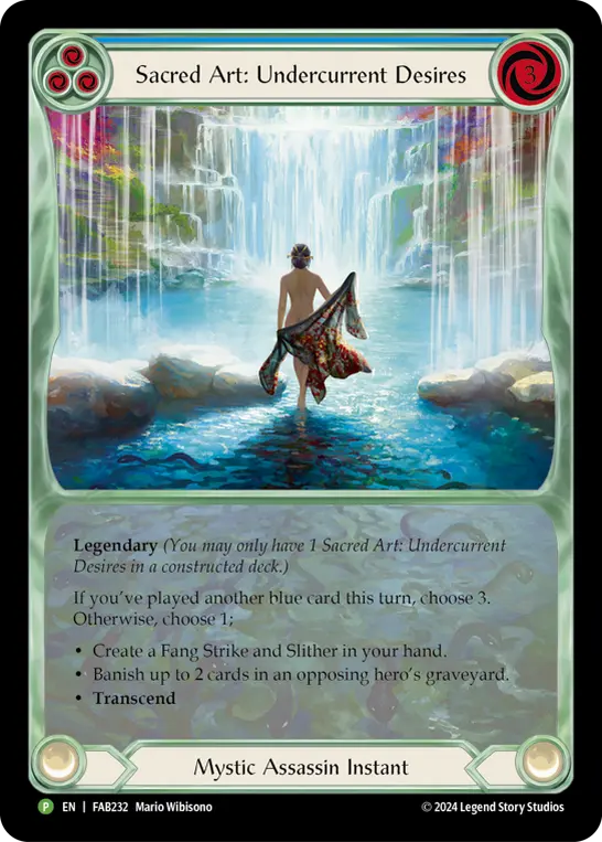 Sacred Art: Undercurrent Desires card image, pitch 3