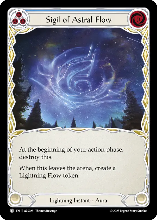 Sigil of Astral Flow card image, pitch 3