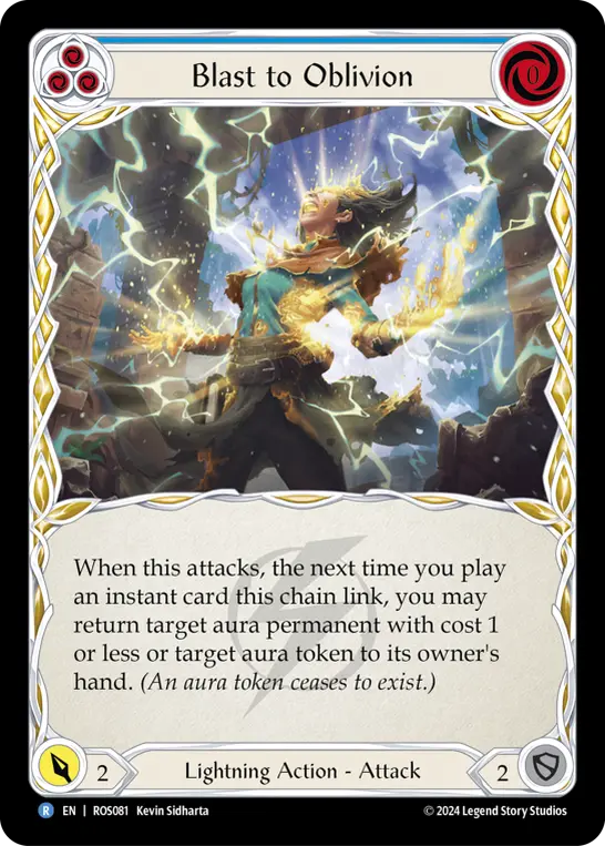 Blast to Oblivion card image, pitch 3