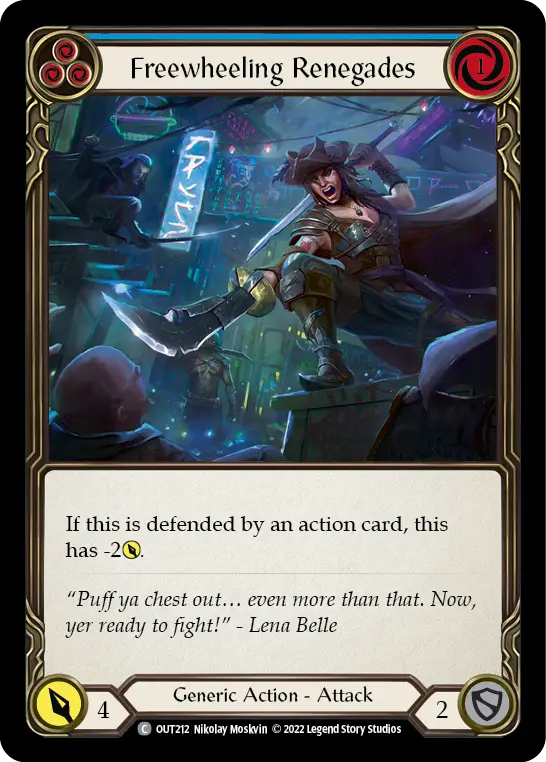 Freewheeling Renegades card image, pitch 3