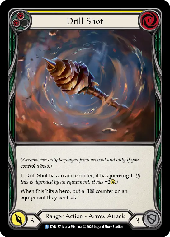 Drill Shot card image, pitch 2