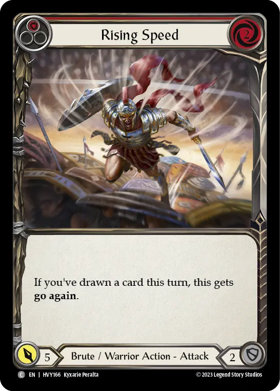 Rising Speed card image, pitch 1