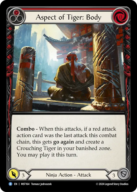 Aspect of Tiger: Body card image, pitch 1