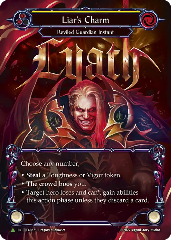 Liar's Charm card image, pitch 2